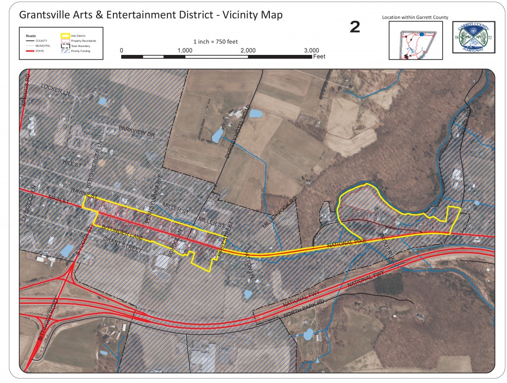 Map of Grantsville Arts & Entertainment District