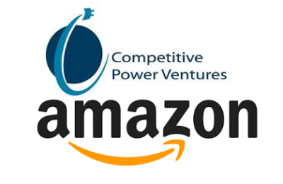 Competitive Power Ventures Logo; Amazon logo