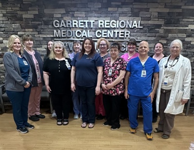 Photo cutline: Pictured are members of Garrett Regional Medical Center’s multidisciplinary team, including staff from the subacute unit.