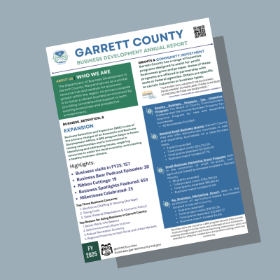 Garrett County Business Development Annual Report